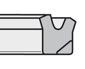 2H1-B Lippenring mit Stützring