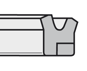 2H1-C Lippenring mit Stützring